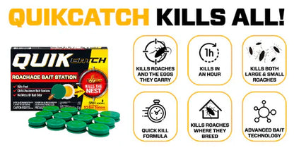 🚫 Cockroach Killer Gel (Pack of 2/4/8) QuickKill Formula | Long-Lasting Roach Control