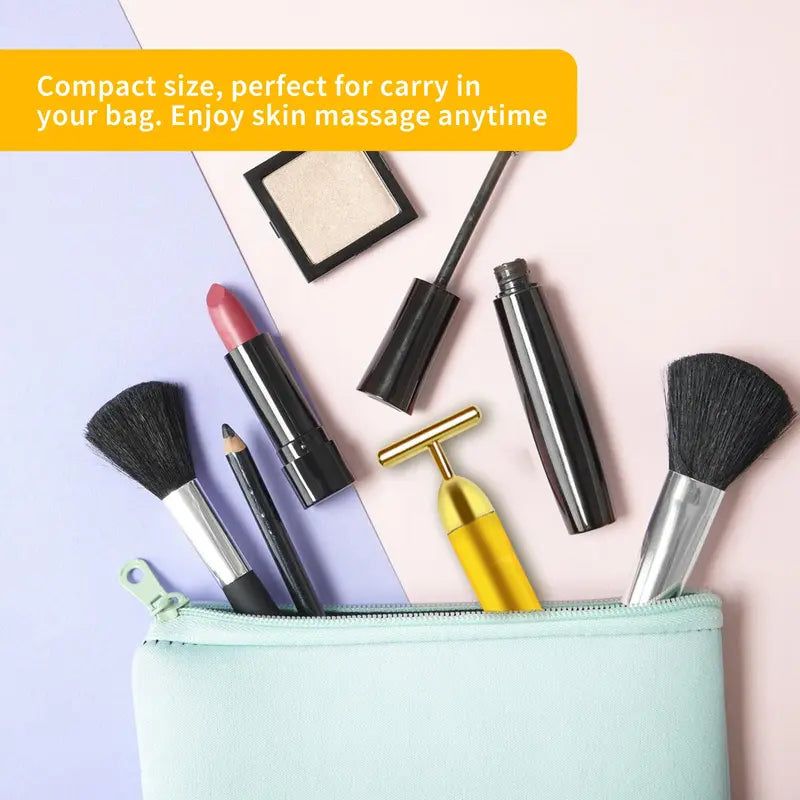 24K Gold Energy Beauty Bar – Electric Facial Massage Roller Beauty & Personal Care → Facial Massager / Skincare Tool