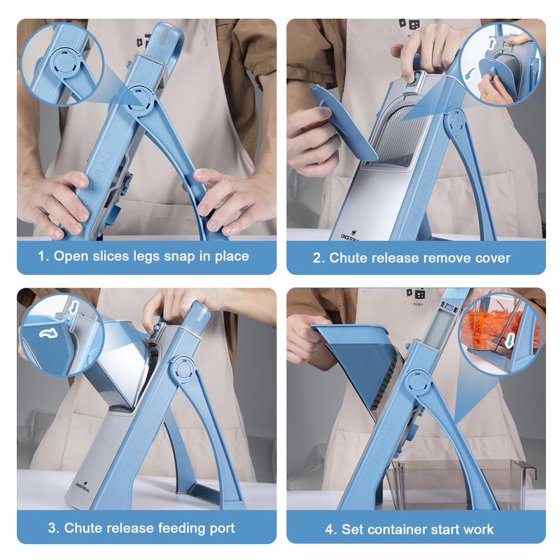 🥕【ONCE FOR ALL】Kitchen Multi-Functional Cutting Set – Slice, Chop & Dice Like a Pro!